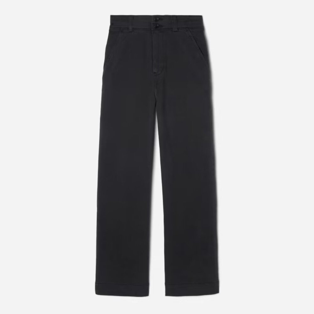 Everlane Black Wide Leg Pants